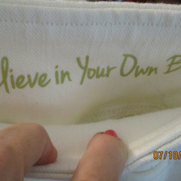 Belle by Kim Gravel Ankle Zip Pants, size 12 Petite, NEVER WORN - Picture 6 of 10